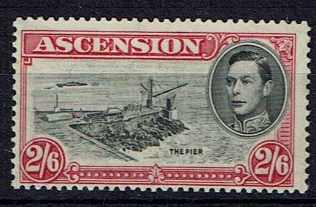 Image of Ascension SG 45b LMM British Commonwealth Stamp